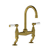 Lefroy Brooks 1900 Classic Classic White Lever Basin bridge mixer WL-9007