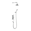 BB Edwardian Trent Concealed thermostatic shower valve with shower rose and  hand showerTF3S