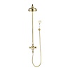 Belgravia exposed thermostatic shower with 8" rose and hand shower BEL_BRACKET Belgravia Belgravia exposed thermostatic shower with 8" rose and hand shower BEL_BRACKET