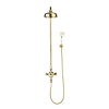 Belgravia Belgravia exposed thermostatic shower with 8" rose and hand shower BEL_BRACKET