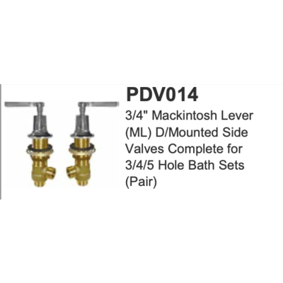 MK 3/4" Deck side valves PDV014