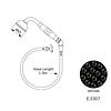 Perrin & Rowe Victorian PR Easy-clean handshower and hose E.5307