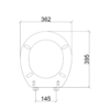 Palladio Toilettensitz 'Weiss ' (glanz) Sbordoni Palladio Toilettensitz 'Weiss ' (glanz)