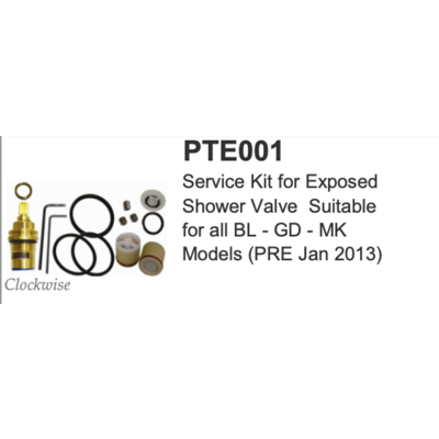 LB shower valve service kit PTE001