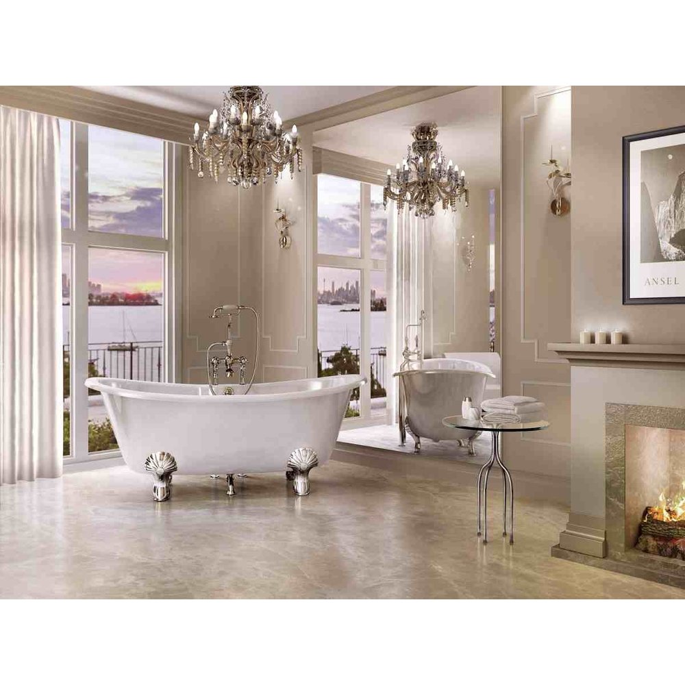 Burlington Freistehende Badewanne Batello Grande N10CS