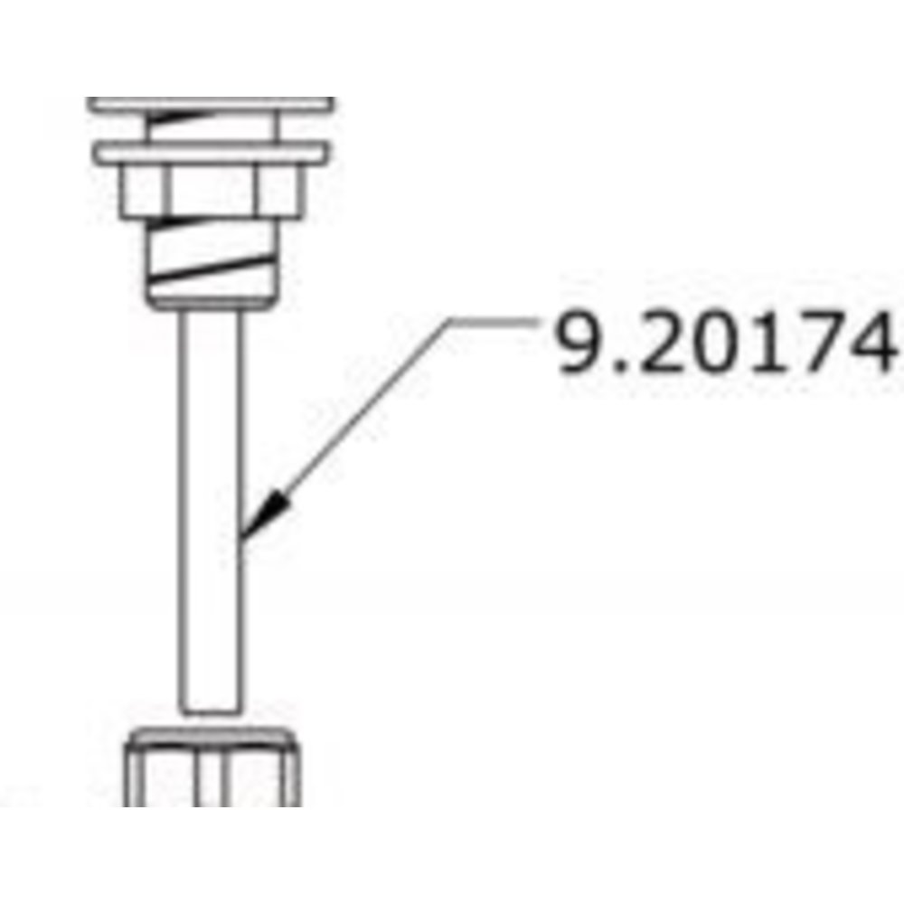 Perrin & Rowe Perrin & Rowe insert tube for bridge mixer with rinse 9.20174