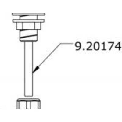 PR insert tube bridge mixer with rinse 920174