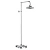 BB Edwardian Black Eden Black Exposed thermostatic shower valve with shower rose