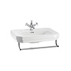 Burlington ex showroom: Victorian 61cm basin with Claremont 1H basin mixer and towel rail chrome