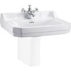 ex showroom: Edwardian 61cm basin with Claremont 1H basin mixer Burlington ex showroom: Edwardian 61cm basin with Claremont 1H basin mixer