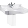 Burlington ex showroom: Edwardian 61cm basin with Claremont 1H basin mixer