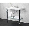 V+A Candella 100 basin & washstand with chrome legs CAN-100 Victoria + Albert V+A Candella 100 basin & washstand with chrome legs CAN-100