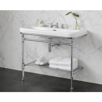 Metallo 100 washstand with legs MET-100