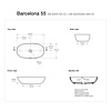 Victoria + Albert V+A countertop basin Barcelona 55