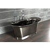 William Holland Freestanding copper bath Bateau, finish nickel/nickel