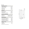 Arroll Gietijzeren radiator Daisy - 794 mm hoog
