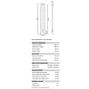 Arroll Gietijzeren radiator Edwardian - 960 mm hoog