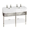 Arcade 1200mm basin with stand chrome or nickel BB Arcade Arcade 1200mm basin with stand chrome or nickel