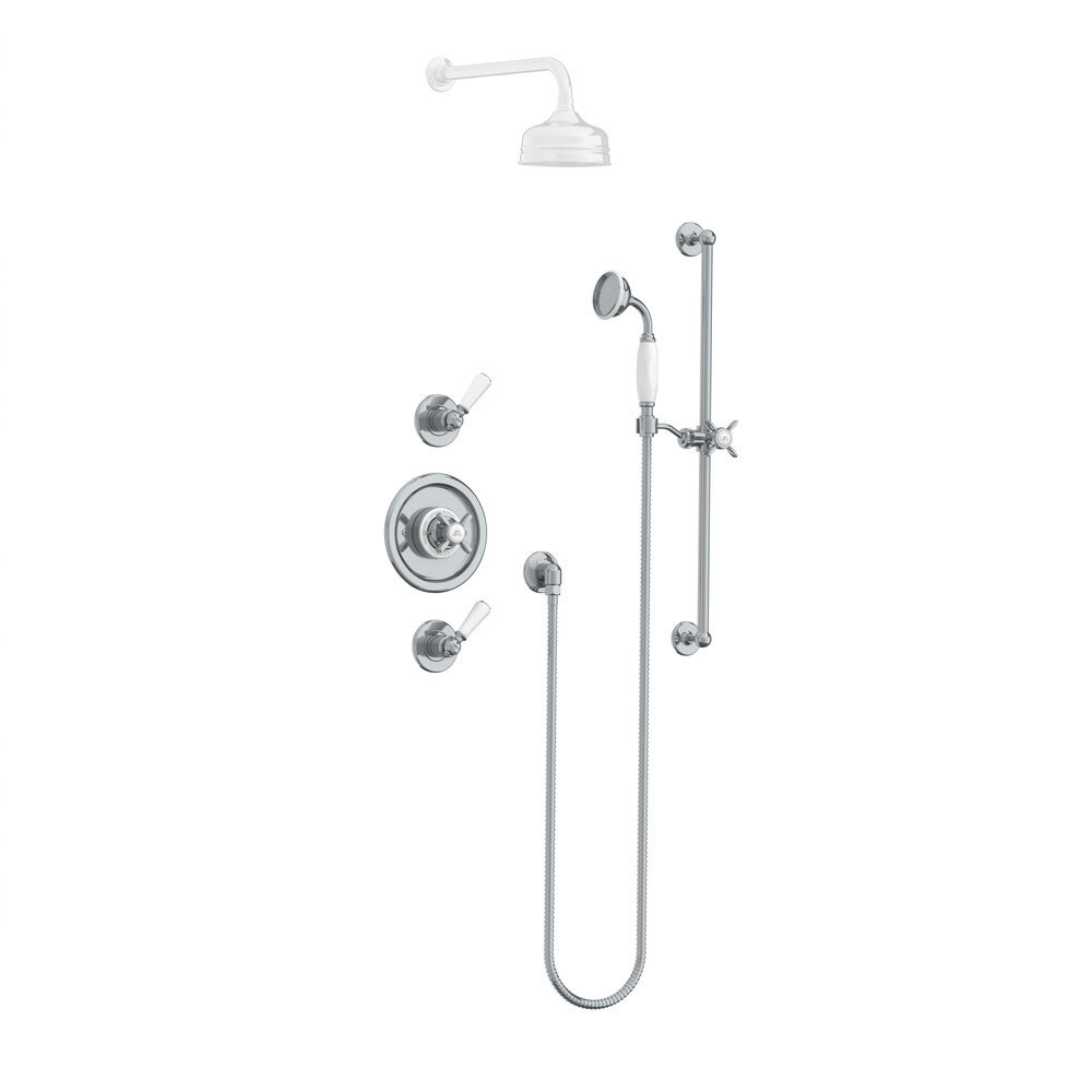 Lefroy Brooks 1900 Classic LB1900 Classic inbouw douche-set met  handdouche-kit GD-8804