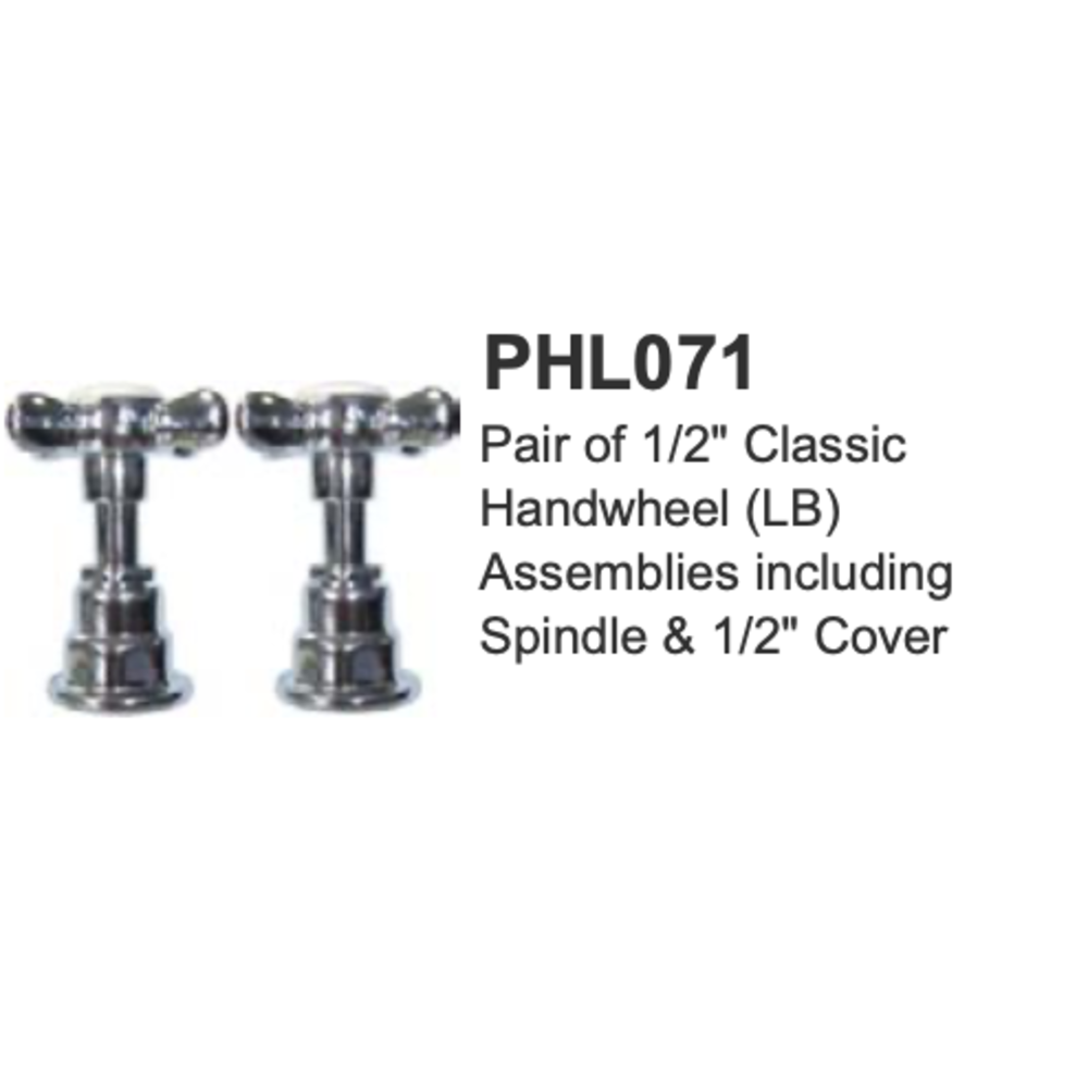 Lefroy Brooks LB 1/2" Classic handwheel  (LB) Assemblies PHL071