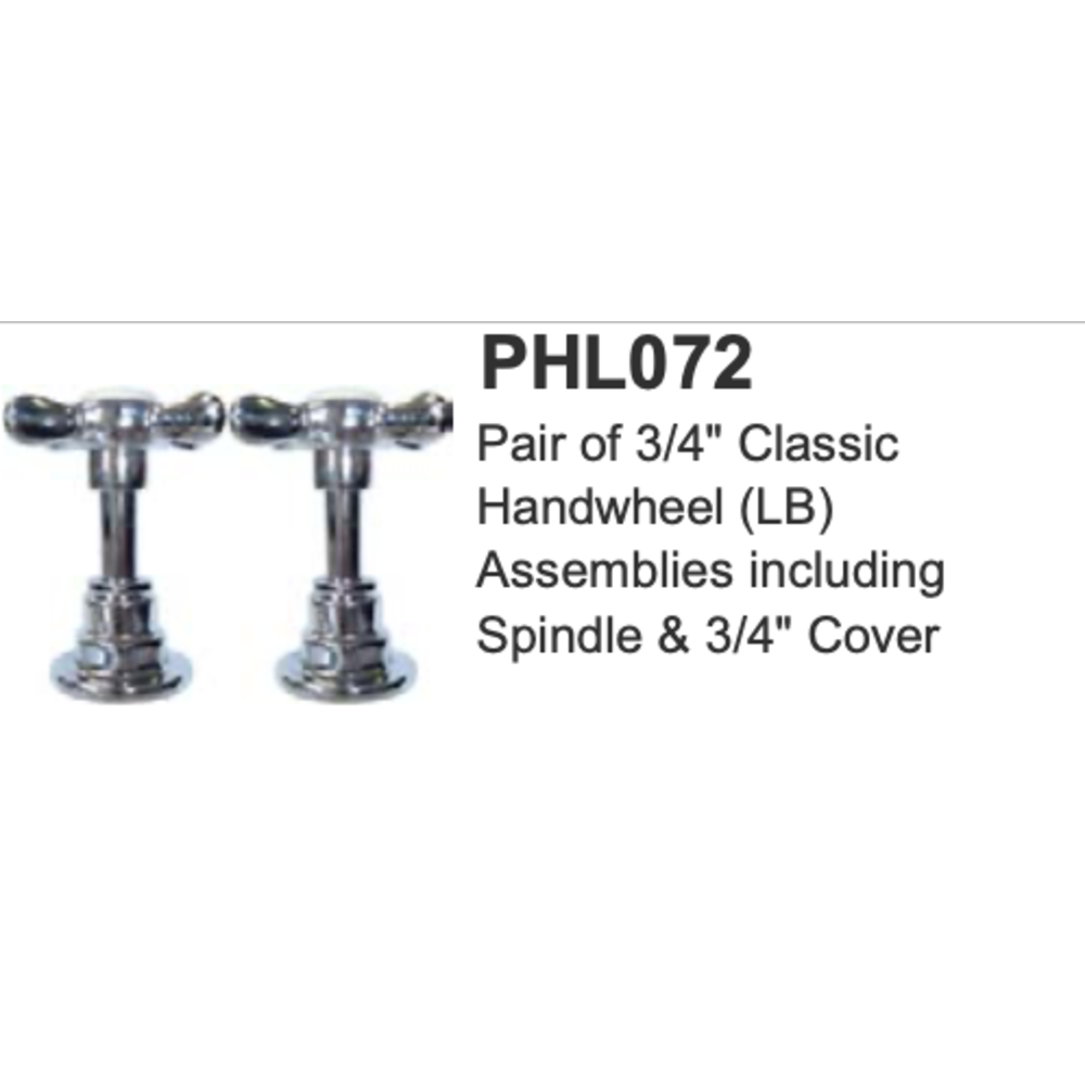 Lefroy Brooks LB 3/4" Classic handwheel  (LB) Assemblies PHL072