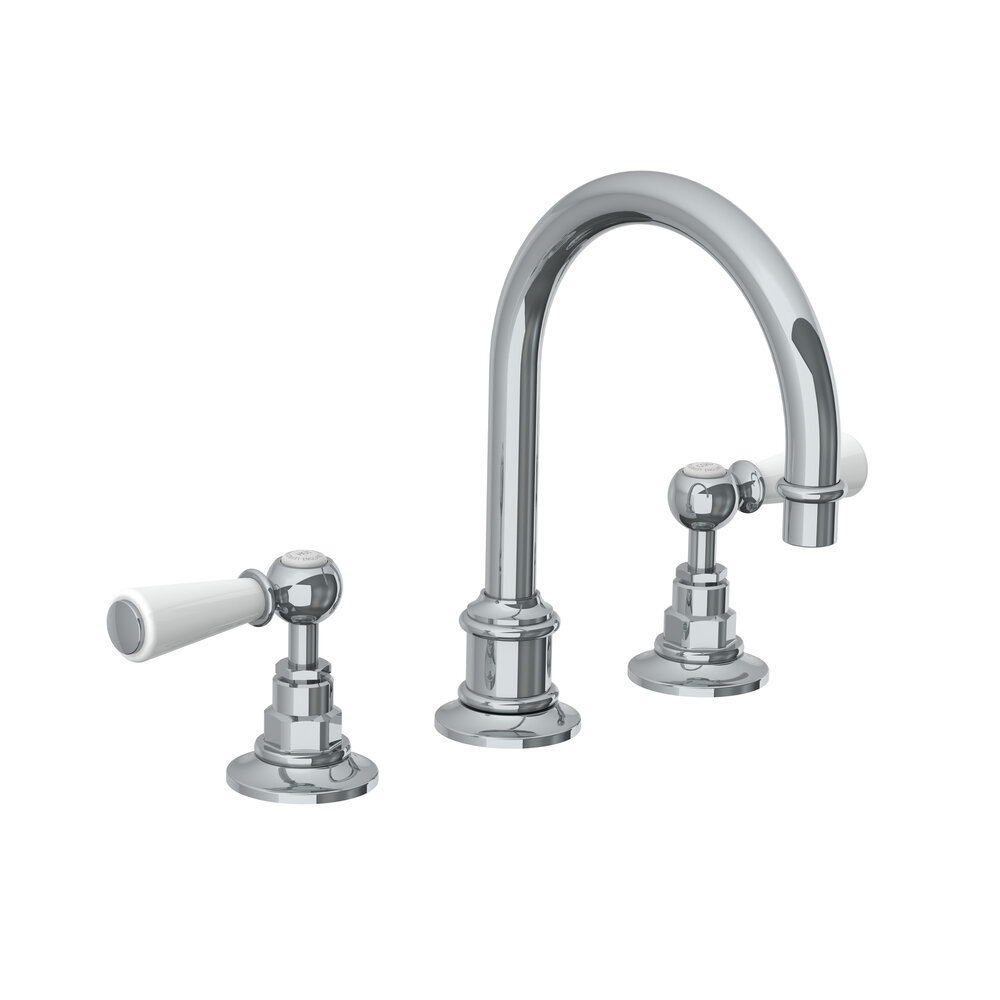 LB1900 Classic traditional tubular 3-hole basin mixer with levers -  TheClassicHouse - the classic bathroom and kitchen specialist