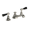 Lefroy Brooks 1900 Classic Black LB1900 Classic 3-hole basin mixer with lever handles BL-1220