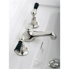 Lefroy Brooks 1900 Classic Black LB1900 Classic 3-hole basin mixer with lever handles BL-1220