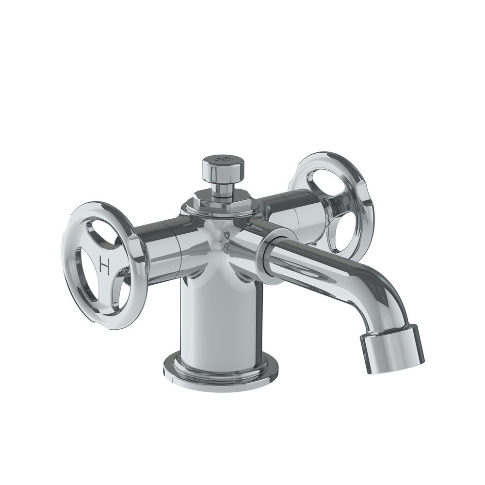 Lefroy Brooks 1920 Ten Ten LB1920 Ten Ten monobloc basin mixer with handwheels TH-1188