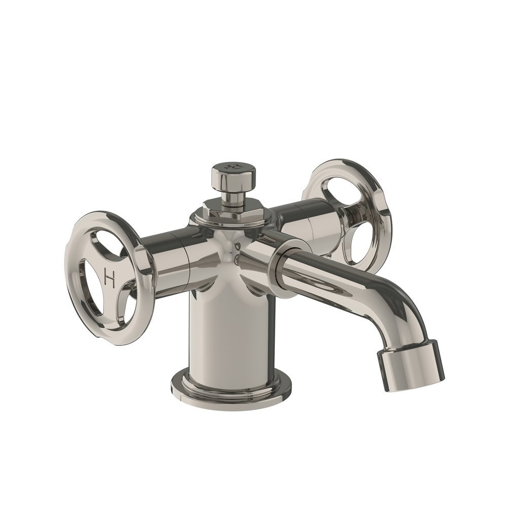 Lefroy Brooks 1920 Ten Ten LB1920 Ten Ten monobloc basin mixer with handwheels TH-1188