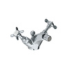 Lefroy Brooks 1900 Classic LB1900 Classic monobloc bidet mixer with crosshead handles LB-1195