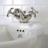 Lefroy Brooks 1910 La Chapelle LB1910 La Chapelle  mono bidet mixer with crosshead handles FH-1199