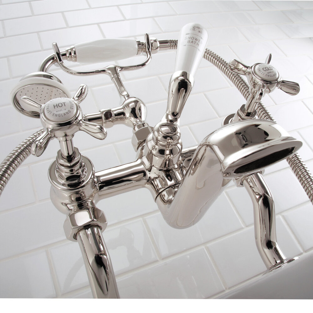 Lefroy Brooks 1900 Classic LB1900 Classic deck mounted bath shower mixer with crosshead LB-1100