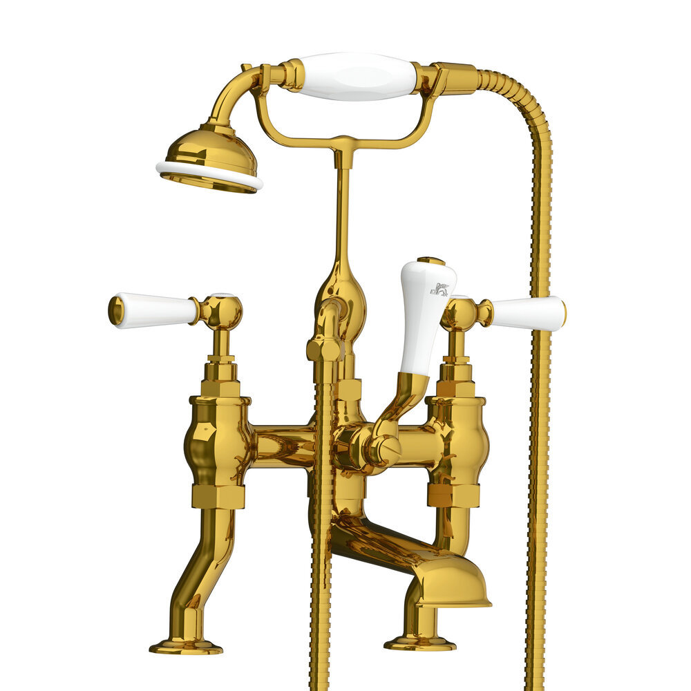 Lefroy Brooks 1900 Classic LB1900 Classic deck mounted bath shower mixer with levers WL-1100