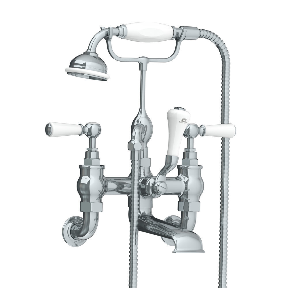 Lefroy Brooks 1900 Classic LB1900 Classic wall mounted bath shower mixer with lever WLE-1166