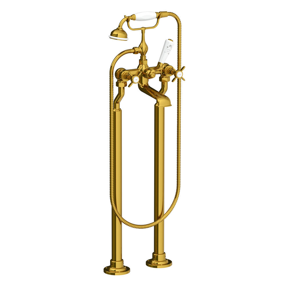 Lefroy Brooks 1900 Classic LB1900 Classic free standing bath shower mixer with crosshead and stand pipes LB-1144
