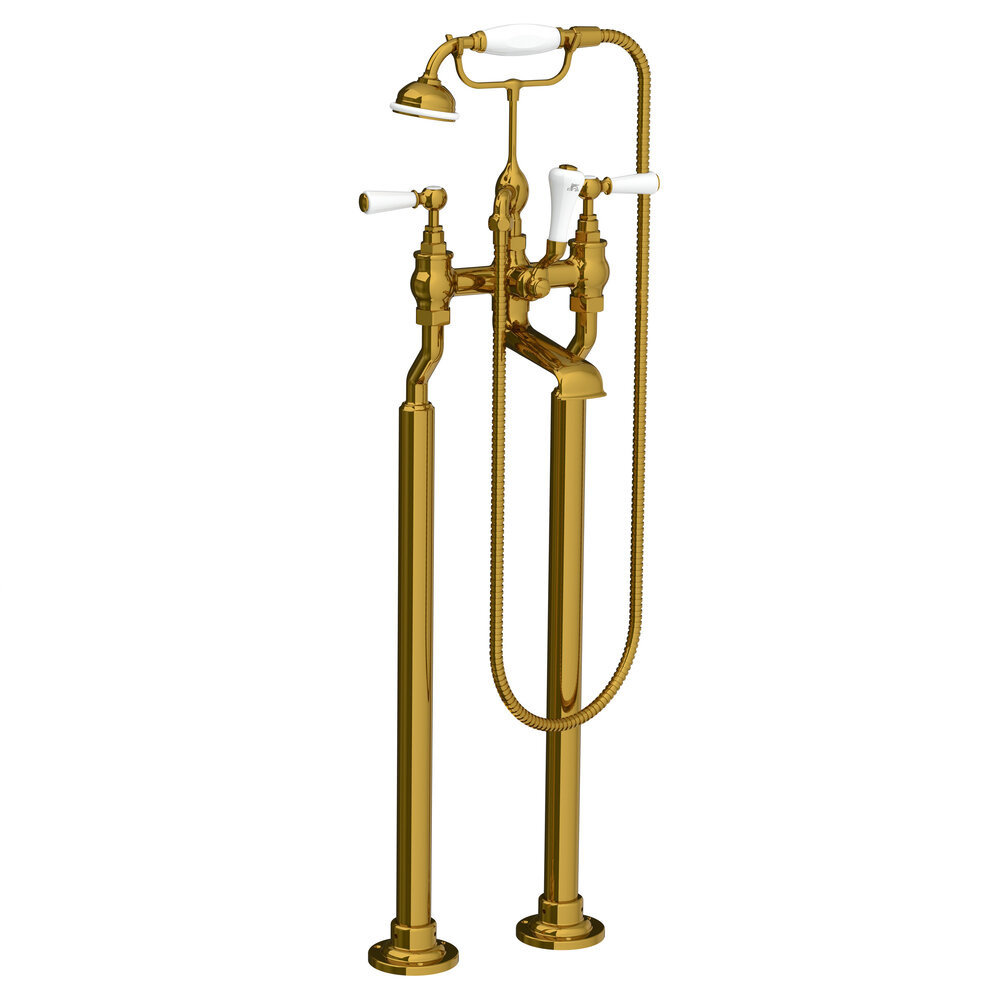 Lefroy Brooks 1900 Classic LB1900 Classic free standing bath shower mixer with levers and stand pipes WL-1144