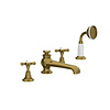 LB1900 Classic viergats badkraan met handdouche - kruisgreep - LB-1250 Lefroy Brooks 1900 Classic LB1900 Classic viergats badkraan met handdouche - kruisgreep - LB-1250