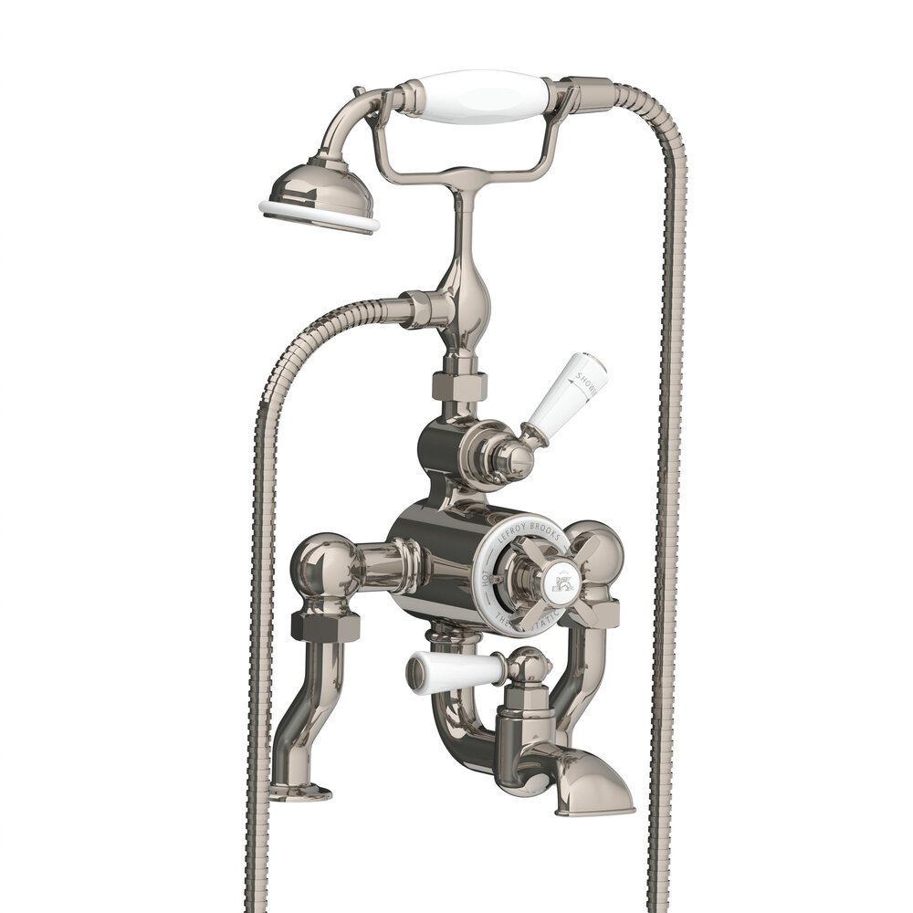 Lefroy Brooks 1900 Classic LB1900 Classic deck mounted thermostatic bath shower mixer DMGD-8823