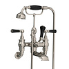 Lefroy Brooks 1900 Classic Black LB1900 Classic Black wall mounted bath shower mixer with levers BLE-1166