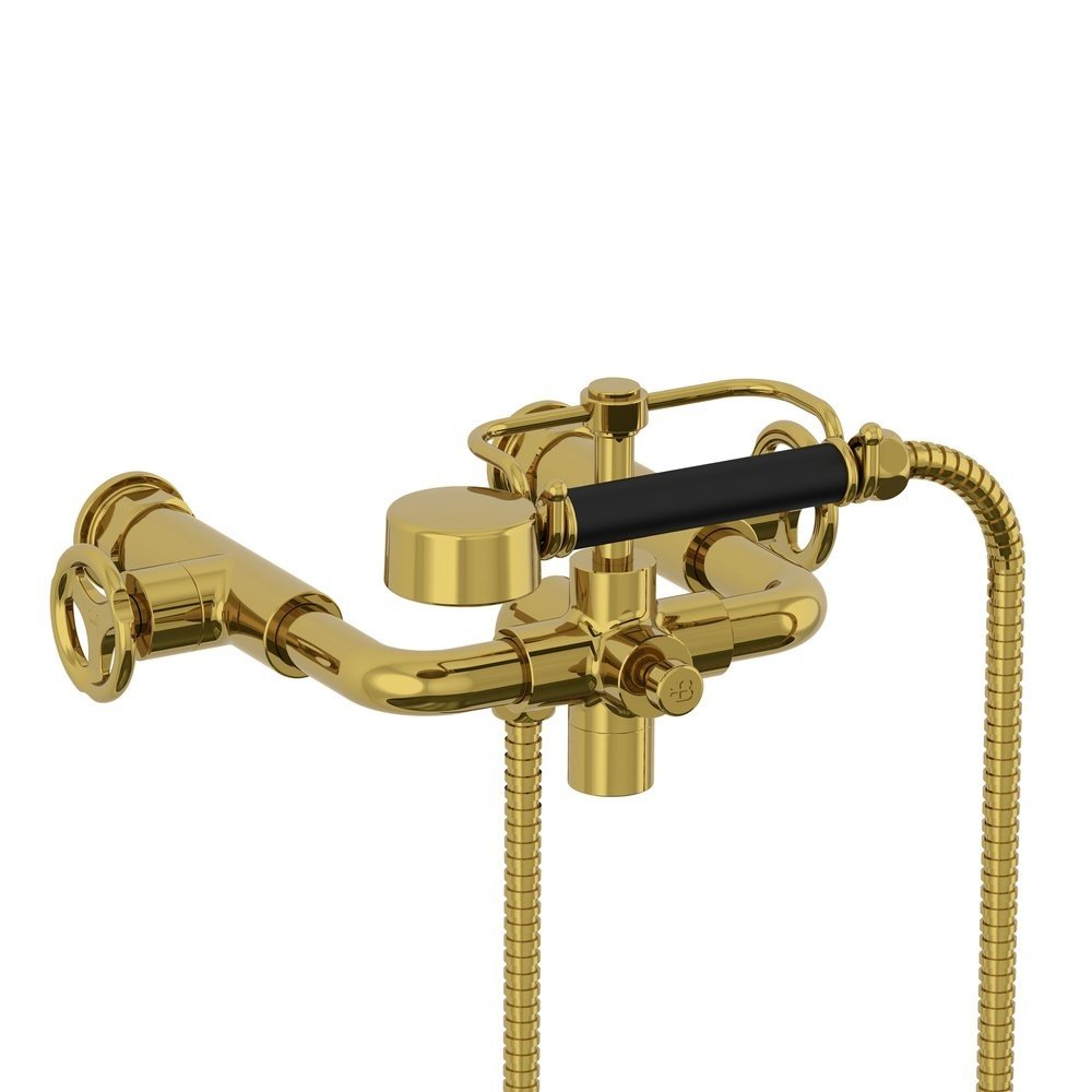 Lefroy Brooks 1920 Ten Ten LB1920 Ten Ten wall mounted bath shower mixer with handwheels TH-1161