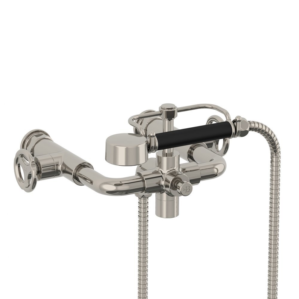 Lefroy Brooks 1920 Ten Ten LB1920 Ten Ten wall mounted bath shower mixer with handwheels TH-1161