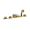 LB1940 Fifth 5-hole deck mounted bath set with pull-out hand shower DP-1259 Lefroy Brooks 1940 Fifth LB1940 Fifth 5-hole deck mounted bath set with pull-out hand shower DP-1259
