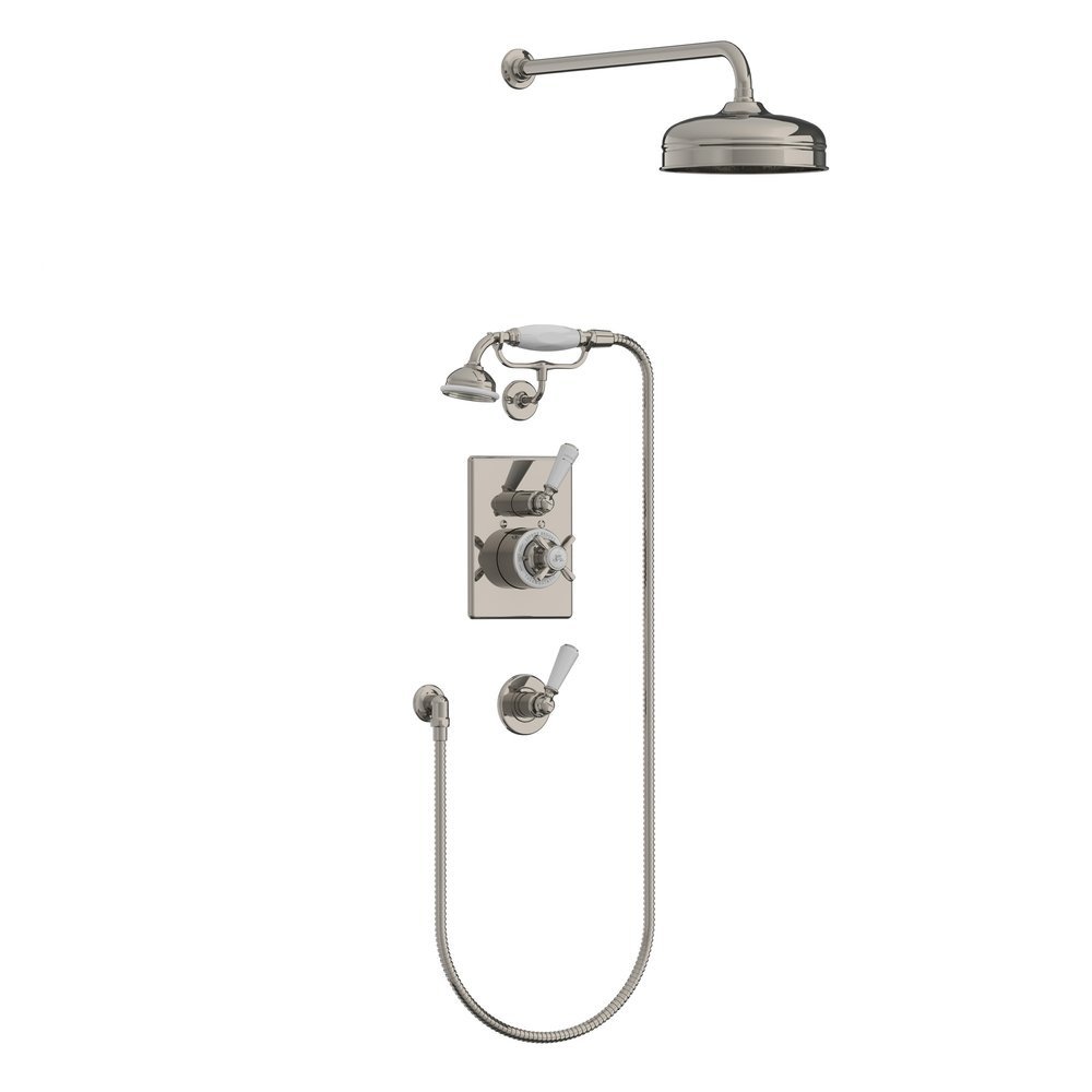 LB 1900 Classic inbouw doucheset, 20cm douchekop en handdouche GD8716 - - badkamer en keuken