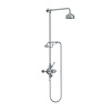 Lefroy Brooks 1900 Classic LB1900 Classic Godolphin opbouw douche-set met 5"/8" douchekop en handdouche GDE-8741/8742