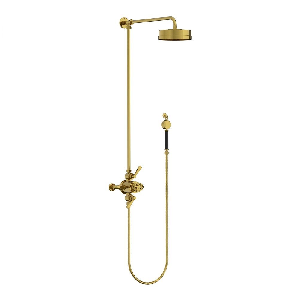 Lefroy Brooks 1920 Ten Ten LB1920 Ten Ten opbouw douche-set met 8" douchekop en handdouche TTE-8742