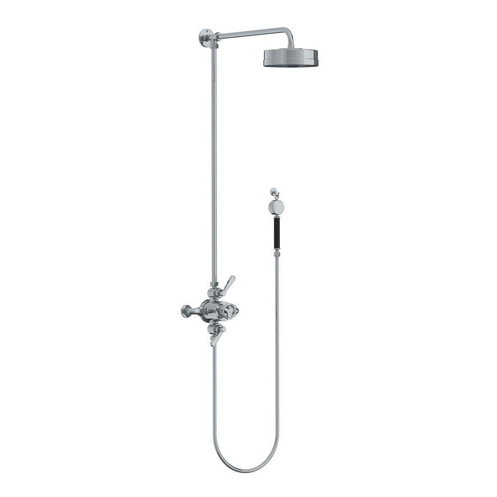 Lefroy Brooks 1920 Ten Ten LB1920 Ten Ten exposed shower set mit 8" or 12" rose and hand shower TTE-8742