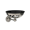 Lefroy Brooks 1900 Classic Black LB 1900 Classic Black cast brass soap holder with fine bone china dish BK-4505