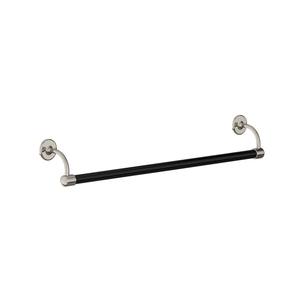 Lefroy Brooks 1900 Classic Black LB 1900 Classic Black stove enamelled towel bar 762mm BK-4508