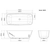 ex Showroom: Freestanding bath Nuvola N22CS Clearwater ex Showroom: Freestanding bath Nuvola N22CS